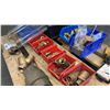 Image 3 : PALLET OF ASSORTED BRASS FITTINGS, SHUT OFFS & CRIMPER TOOLS