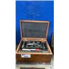 Image 2 : DUMONT COMPANY MINUTE MAN KEYWAY BROACH SET IN WOODEN CASE