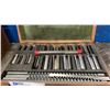 Image 2 : DUMONT COMPANY MINUTE MAN KEYWAY BROACH SET IN WOODEN CASE