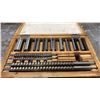 Image 2 : KEYWAY BROACH SET IN WOODEN CASE