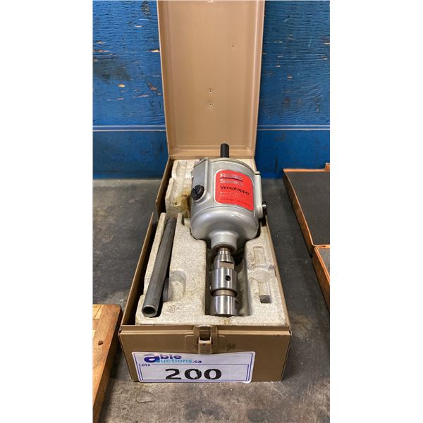 RIDGID EXTREME VERSATAPPER HIGH SPEED TAPPING HEAD ATTACHMENT IN METAL CASE