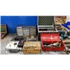 Image 1 : END MILL SET, DIAL INDICATORS, BRAKE CYLINDER HONE TOOL, LEVELS & ASSORTED TOOLS