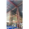 Image 5 : 19 BAYS OF ORANGE INDUSTRIAL PALLET RACKING WITH MESH DECKING APPROX 22- 16' UPRIGHTS,