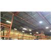Image 6 : 19 BAYS OF ORANGE INDUSTRIAL PALLET RACKING WITH MESH DECKING APPROX 22- 16' UPRIGHTS,