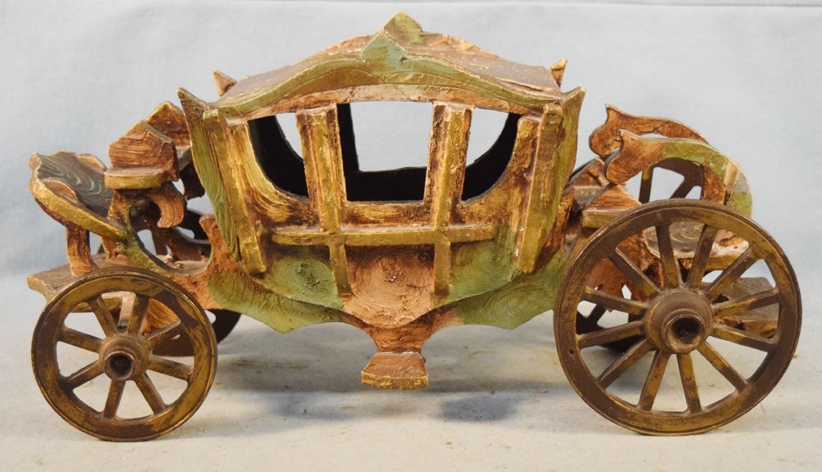 Vintage wooden stage coach