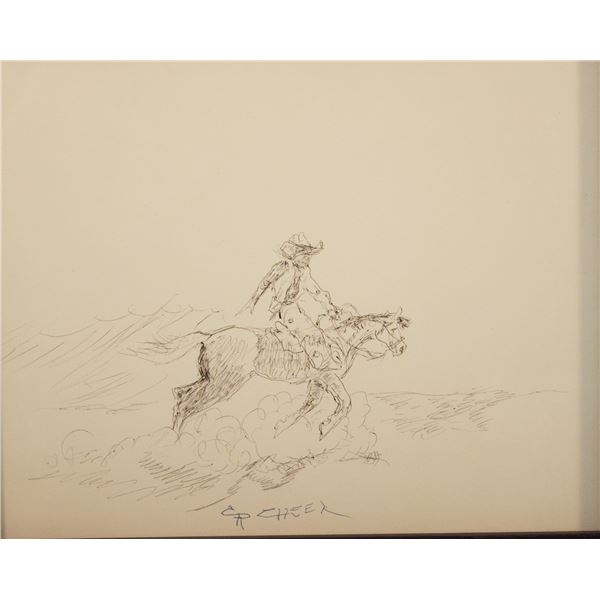 Cheek, C. R., original pen & ink