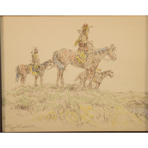 Cheek, C. R., original pen & ink