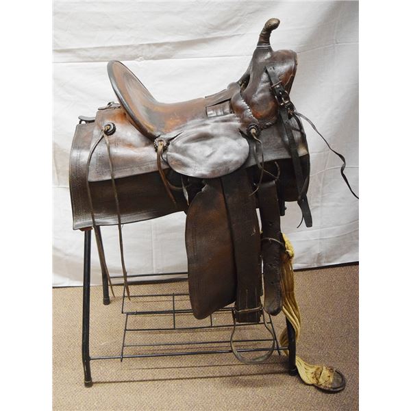 Laramie Saddlery 1890's loop seat western saddle