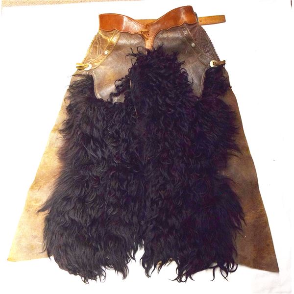 Black woolie chaps