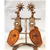 Image 1 : Silver inlaid Target spurs