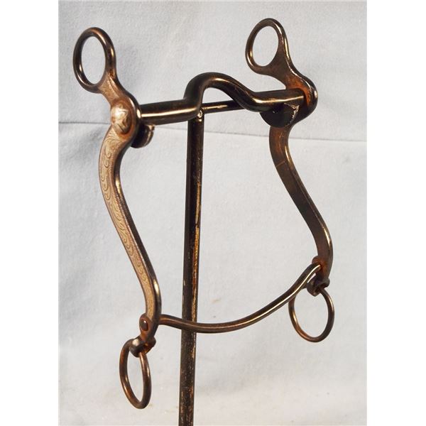 August Buermann silver inlaid bit