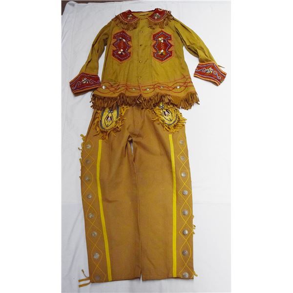 Authentic Buffalo Bill Cody Wild West Show costume, Anne Stavrou pants and jacket
