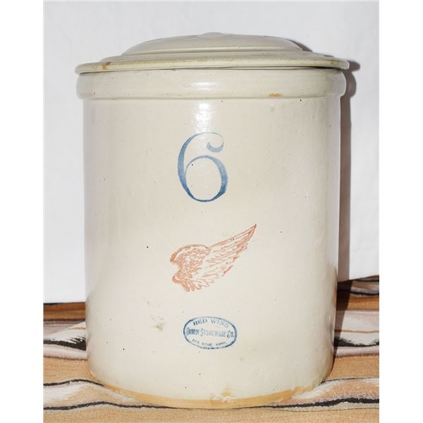 Red Wing 6 gal with lid
