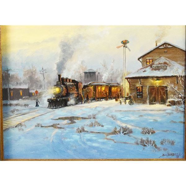 Barber, Bill, original oil on board