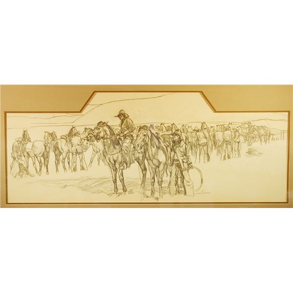 Carter, Gary, original charcoal