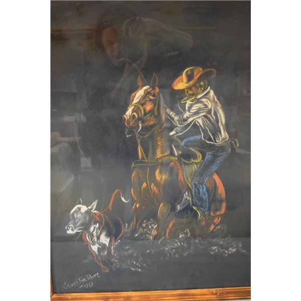 Cuts the Rope, Clarance, original pastel