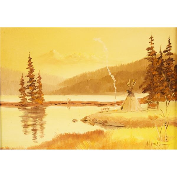 Monroe, Bob, original oil on canvas