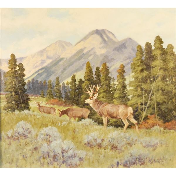 Morgan, Robert "Bob", original oil on canvas