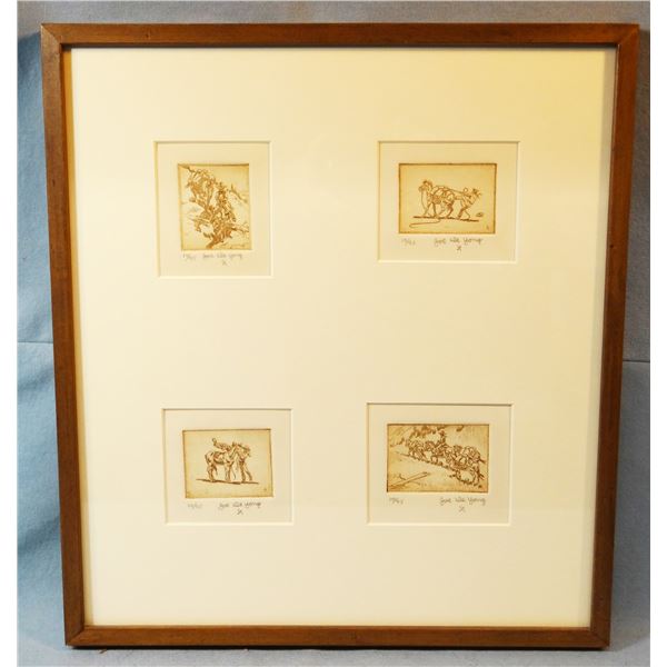 DeYong, Joe, 4 limited edition etchings