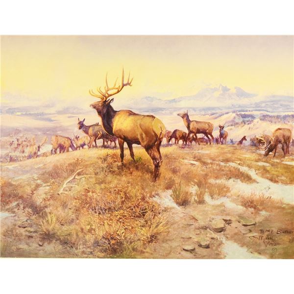 Russell, C.M., limited edition print