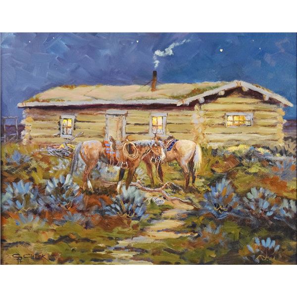 Cheek, C.R., original oil on canvas