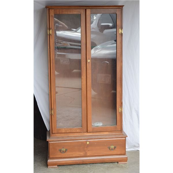 Glass front gun case