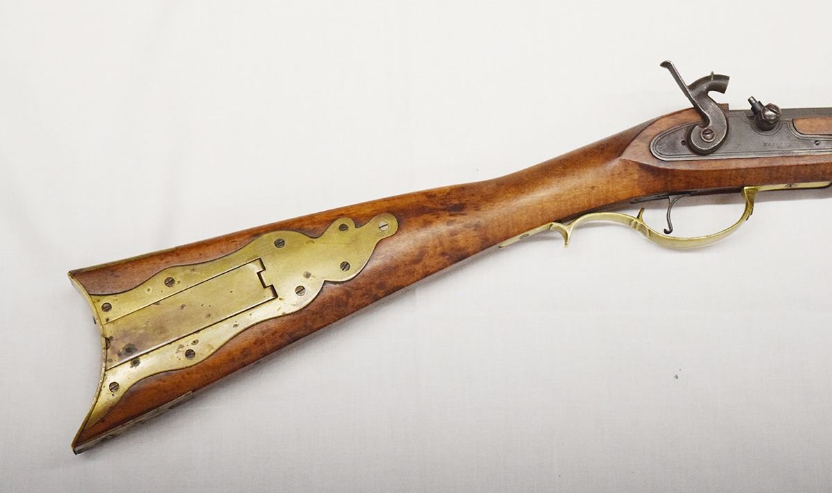 Vintage black powder rifle