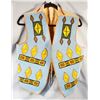 Image 1 : Beaded buckskin vest