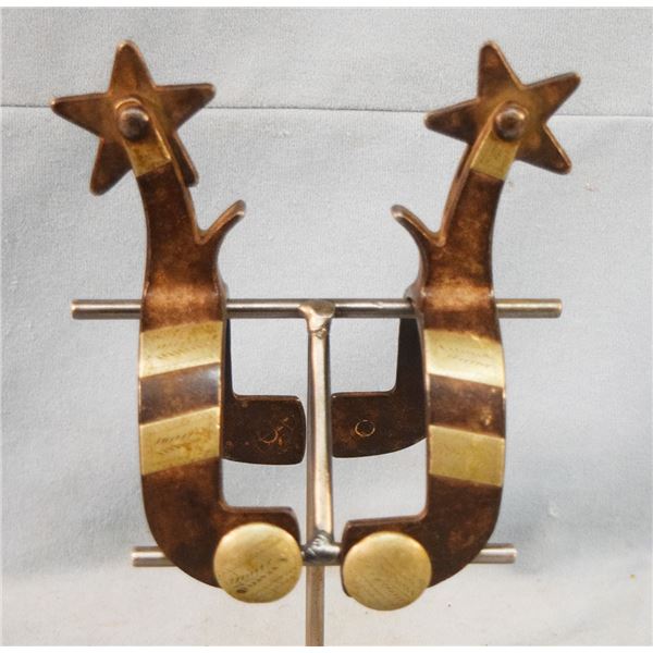 Kelly Bros. silver mounted spurs