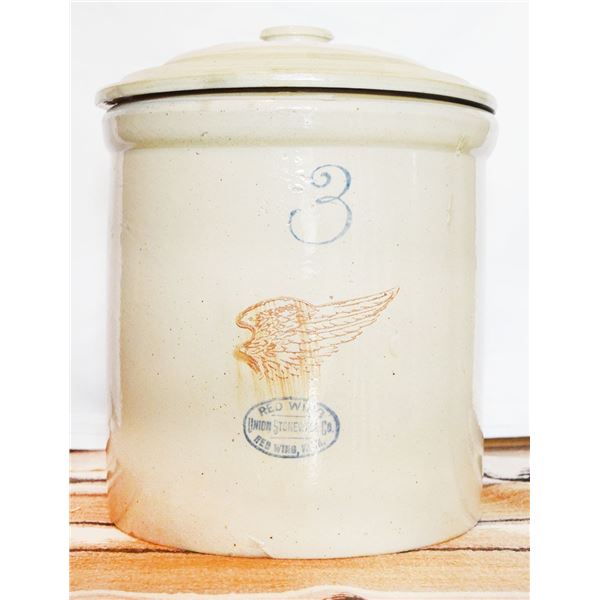 Red Wing 3 gal with lid
