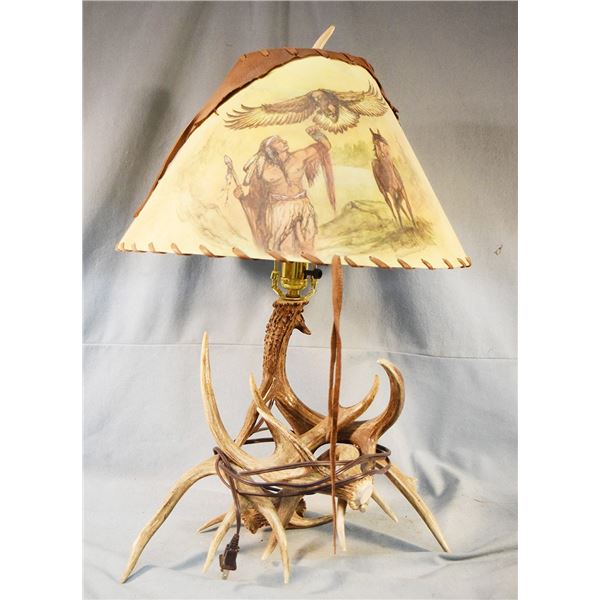 Antler lamp
