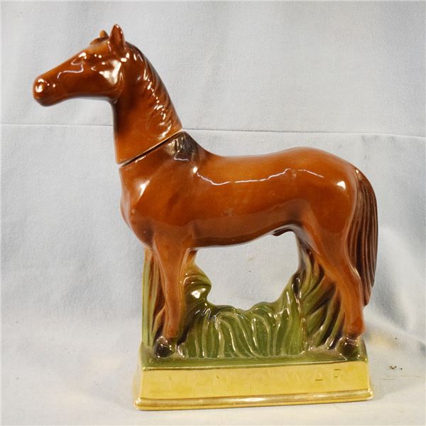 Ezra Brooks Man O' War decanter