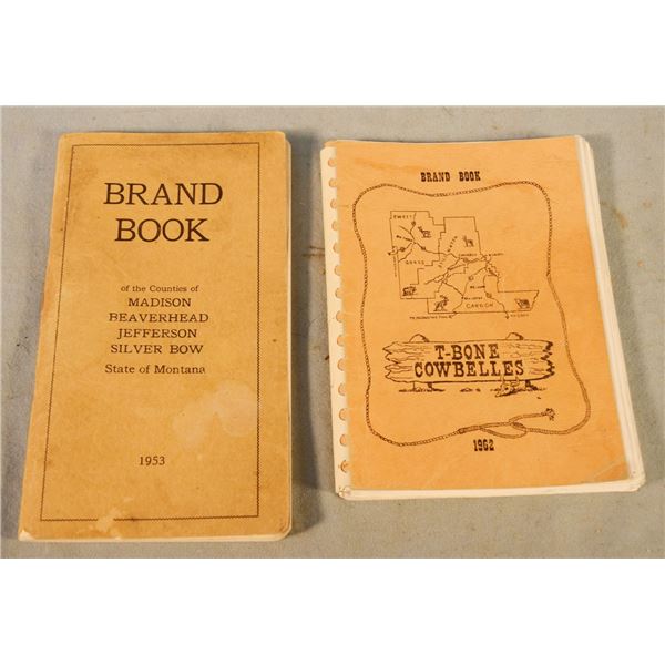 2 books: 1953 Brand Book & 1962 T-Bone Cowbelles Brand Book