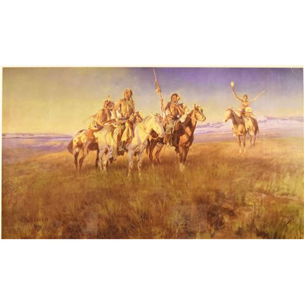 Russell, C. M., print