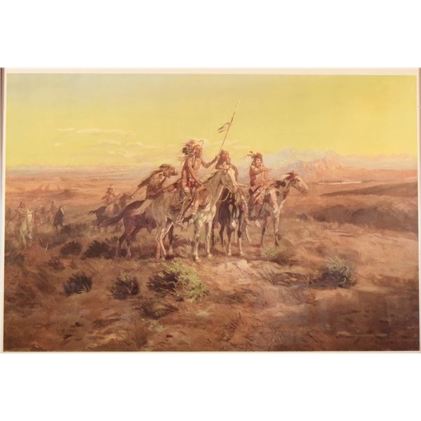 Russell, C. M., print