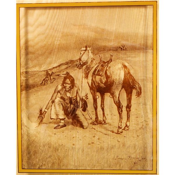 Remington, Frederick, photography on glass