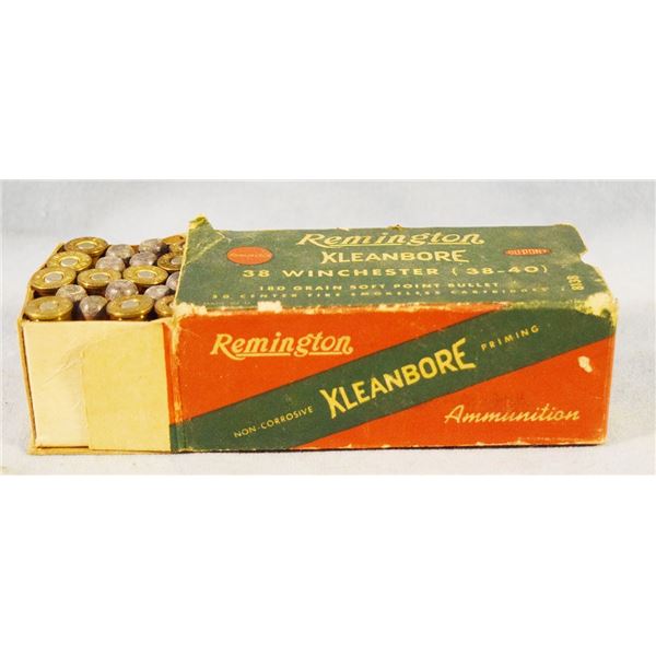 Remington Kleanbore 38 Winchester (.38-40) ammo