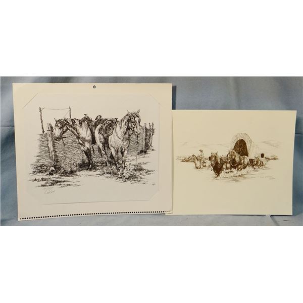 (2) Gill, Don prints