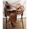 Image 1 : Unmarked 14.5" western saddle