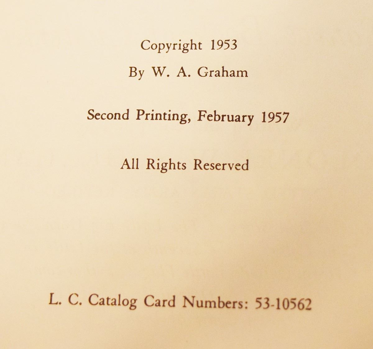 Graham, Colonel W. A., The Custer Myth - A Source Book of Custerians