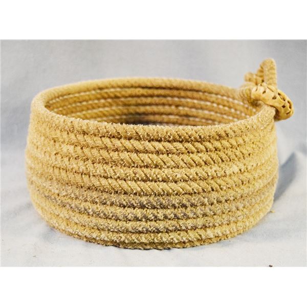 Rope basket by Quackgrass Sally