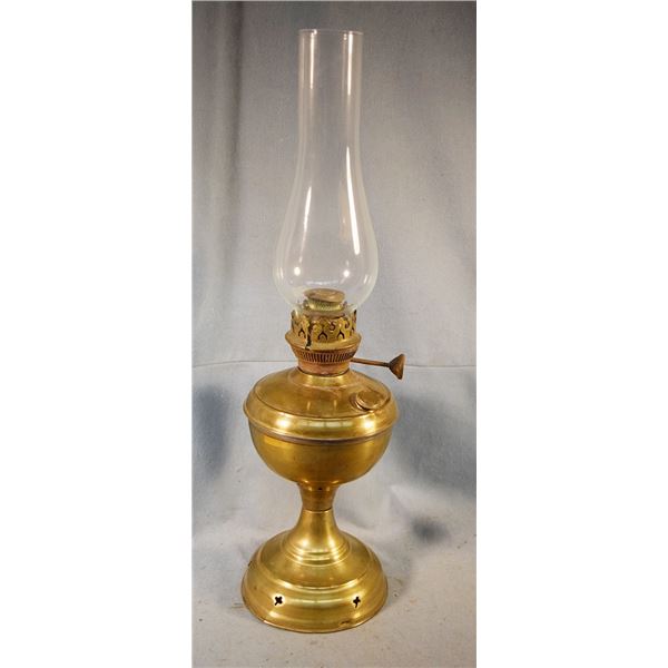 Brass kerosene lamp