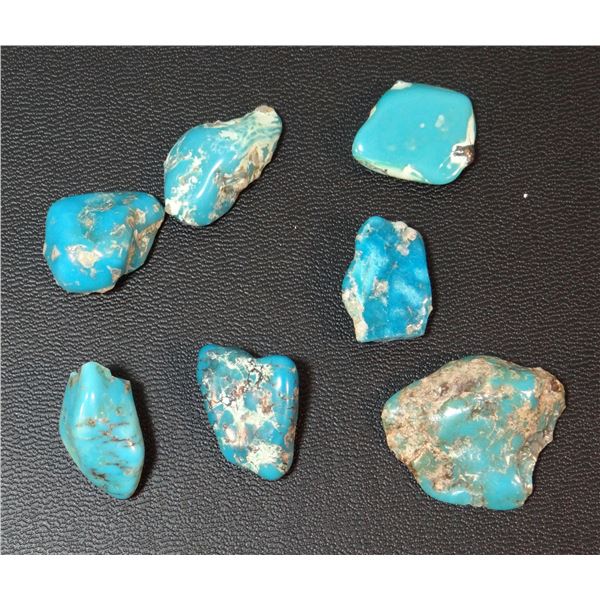 (7) Turquoise stones