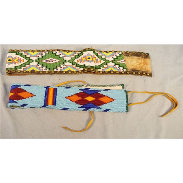 (2) Native American beaded belts
