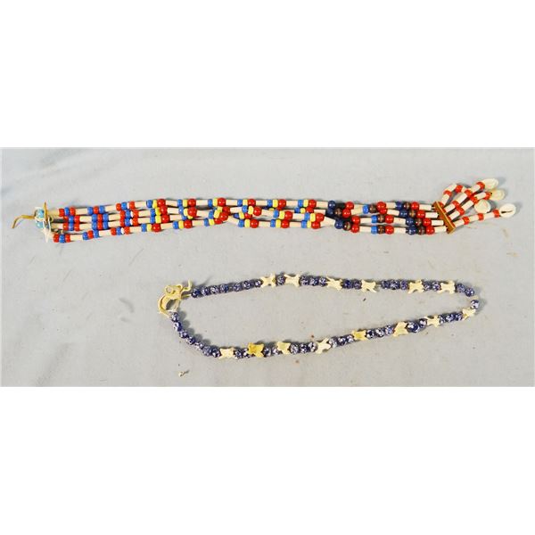(2) Native American necklaces
