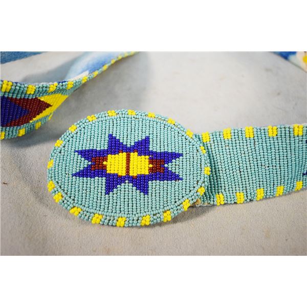 (3) Plains Indian beaded belts