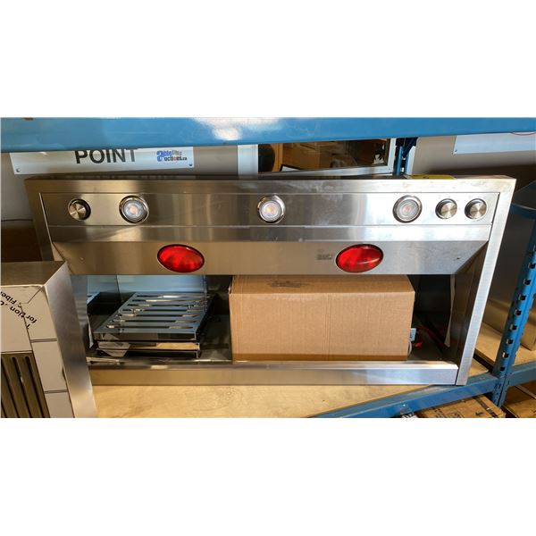 JENNAIR MODEL JXW9048HP. 48" STAINLESS STEEL PRO STYLE COMMERCIAL WALL MOUNT RANGE HOOD WITH