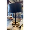 Image 2 : 2 ASHLEY SIGNATURE DESIGN MODEL L208364. BLACK/GOLD 24" CONTEMPORARY METAL TABLE LAMPS