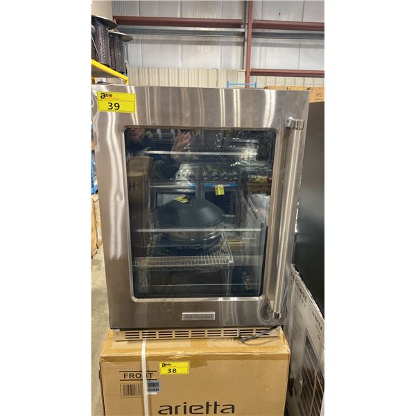 KITCHENAID MODEL KUBL314KSS00. 24" STAINLESS STEEL UNDERCOUNTER BEVERAGE CENTER WITH DUAL ZONE