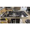 Image 1 : KITCHENAID MODEL KCES556HBL. BLACK 36" 5 BURNER ELECTRIC COOKTOP